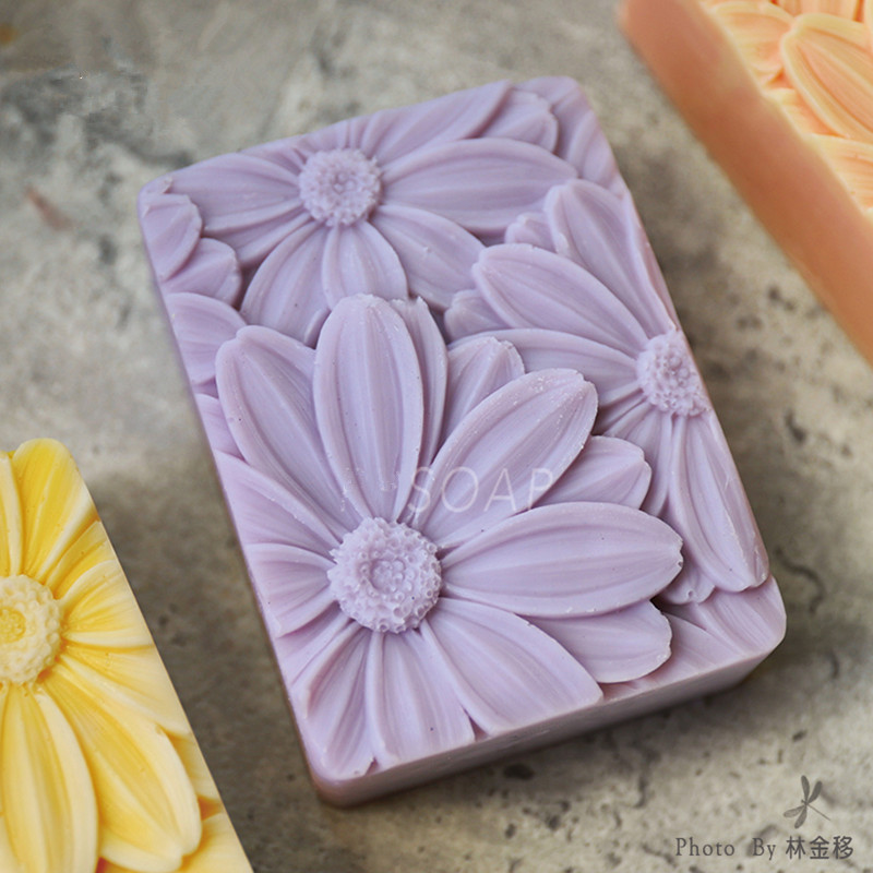 Soap Making Kit For Beginners - Mais novo!! 3d elegante girassol sabão