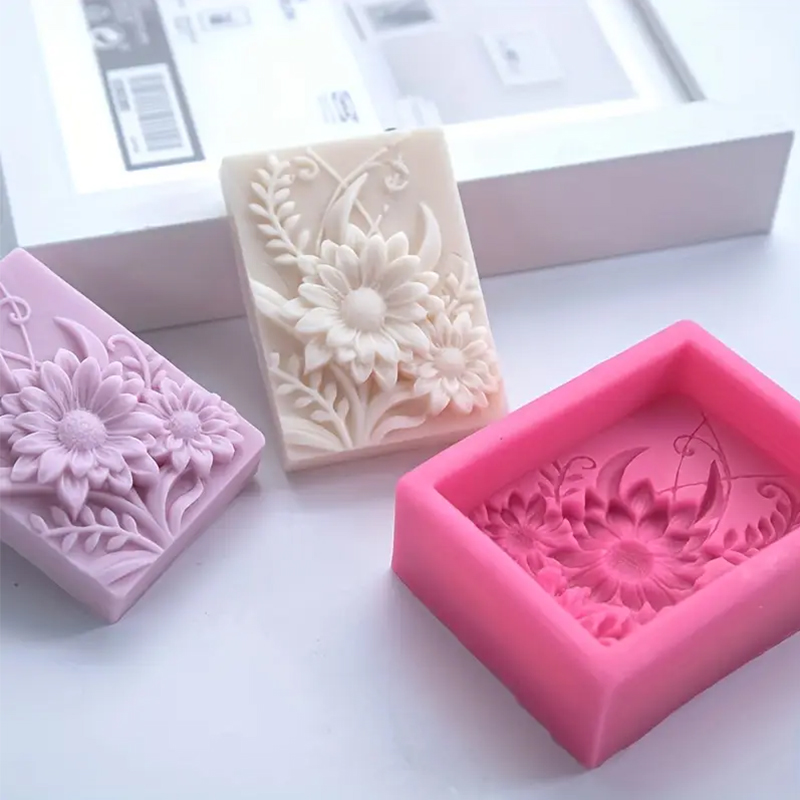 Molde de silicone quadrado de  - Soap Making Kit For Beginners avaliação e preço