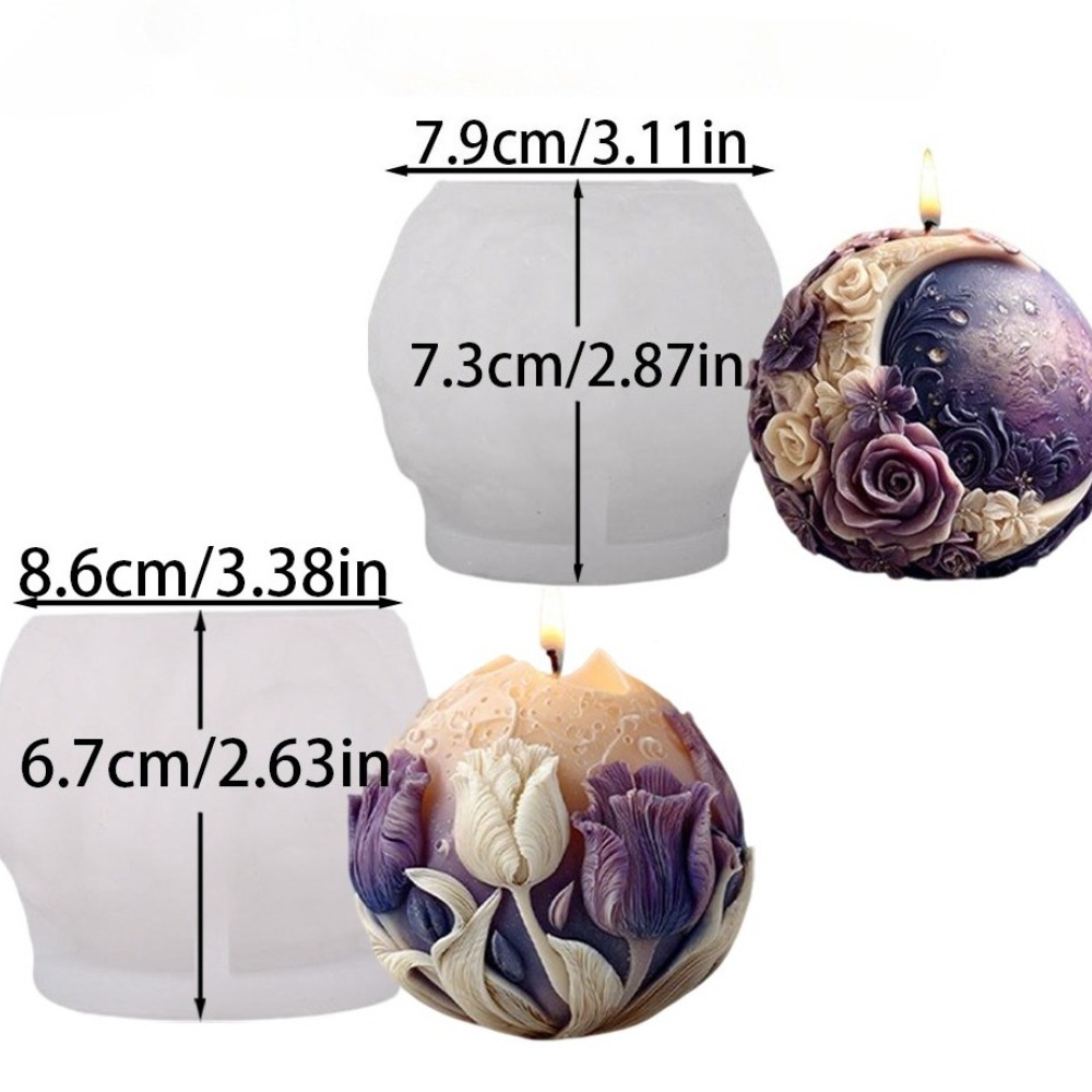 Molde de Silicone para Vela em - Soap Making Gifts avaliação e preço